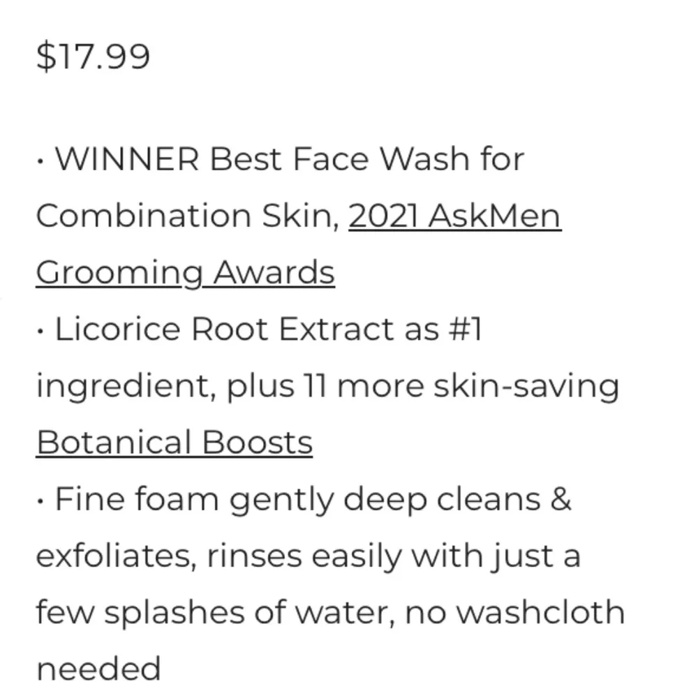 Blackwood For Men X-Punge Foaming Face Wash
